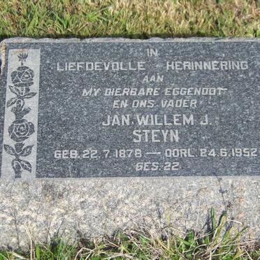 STEYN Jan Willem J. 1878-1952