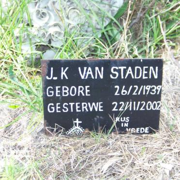 STADEN J.K., van 1939-2002