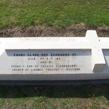 SCHNADHORST Frank Gladstone -1901