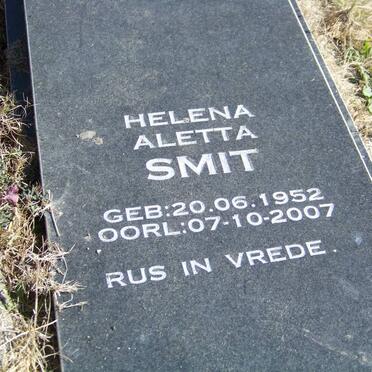 SMIT Helena Aletta 1952-2007