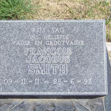 SMITH Francois Jacobus 1911-1993