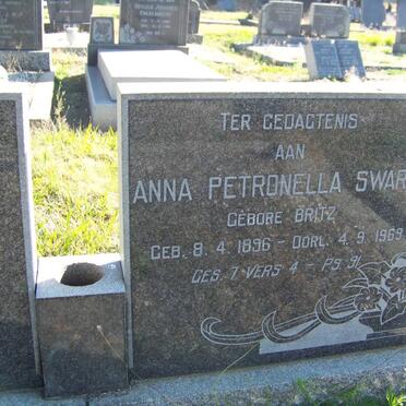 SWART Anna Petronella nee BRITZ 1896-1969
