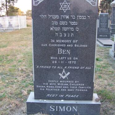 SIMON Ben -1970