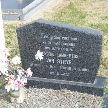 STRYP Hendrik Lambertus, van 1914-1980