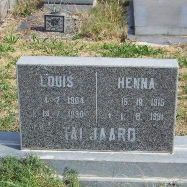 TALJAARD Louis 1904-1990 &amp; Henna 1915-1991