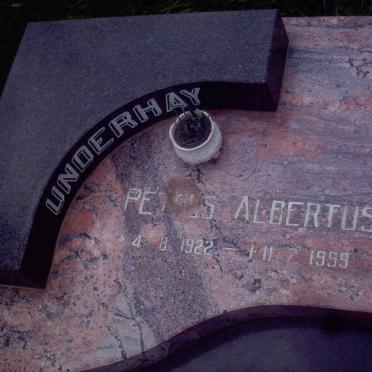 UNDERHAY Petrus Albertus 1922-1999 &amp; Aletta Elizabeth Johanna Wilhelmina BIERMAN 1924-