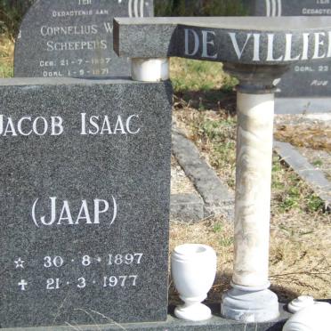 VILLIERS Jacob Isaac, de 1897-1977 &amp; Christina Elizabeth De Wet LEAHY 1900-1970 _1