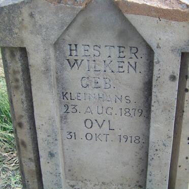 WILKEN Hester nee KLEINHANS 1879-1918