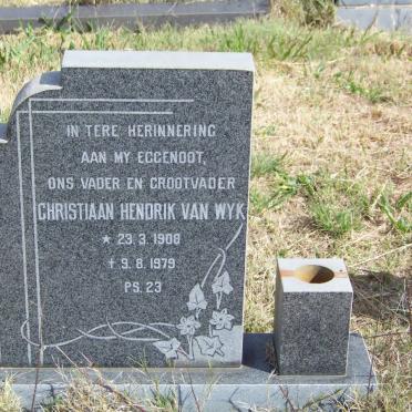 WYK Christiaan Hendrik, van 1908-1979