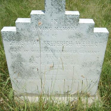 WEILERT Christian Frederich 1835-1893