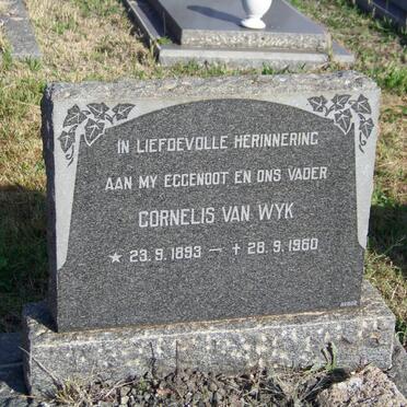 WYK Cornelis, van 1893-1960