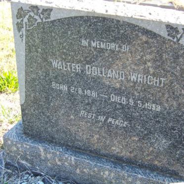 WRIGHT Walter Dolland 1881-1958