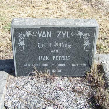 ZYL Izak Petrus, van 1891-1918