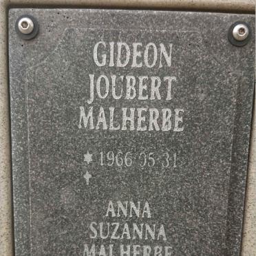 MALHERBE Gideon Joubert 1966- &amp; Anna Suzanna SWANEPOEL 1969-