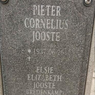 JOOSTE Pieter Cornelius 1937- &amp; Elsie Elizabeth BREDENKAMP 1939-