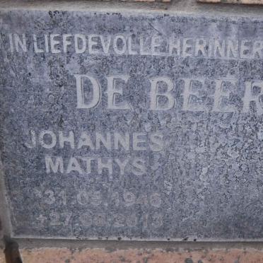 BEER Johannes Mathys, de 1946-2013