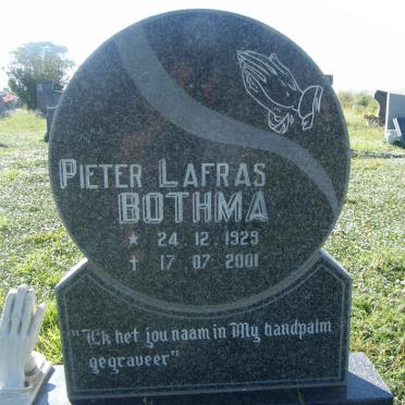 BOTHMA Pieter Lafras 1929-2001