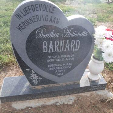 BARNARD Dorethea Antionetta 1986-2014