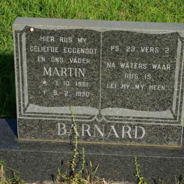 BARNARD Martin 1951-1990