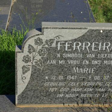 FERREIRA Marie 1947-1992