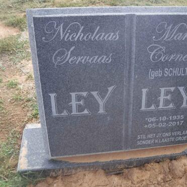 LEY Nicholaas Servaas &amp; Maria Cornelia SCHULTZ 1935-2017