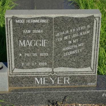 MEYER Maggie 1899-1989