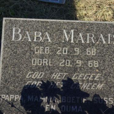 MARAIS Baba 1968-1968