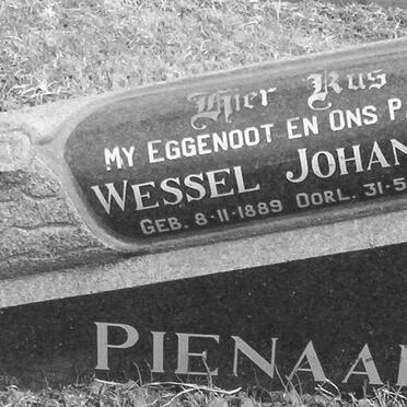 PIENAAR Wessel Johannes 1889-1968