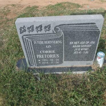 PRETORIUS Corrie 1950-2014
