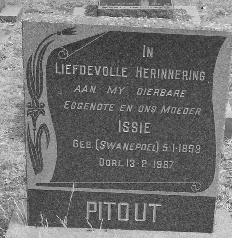 PITOUT Issie nee SWANEPOEL 1893-1967