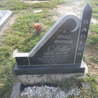 SADLER Dilla 1944-2014