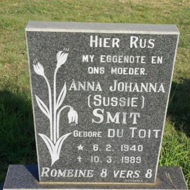 SMIT Anna Johanna nee DU TOIT 1940-1989