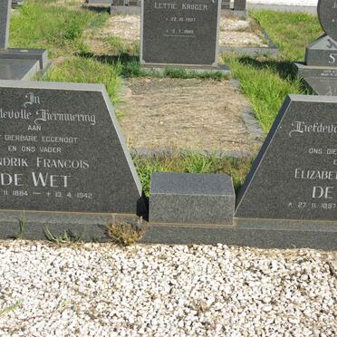 WET Hendrik Francois, de 1884-1942 &amp; Elizabeth Johanna 1897-1990