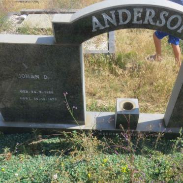ANDERSON Johan D. 1886-1973 &amp; Martha J.L. JOUBERT 1889-1972