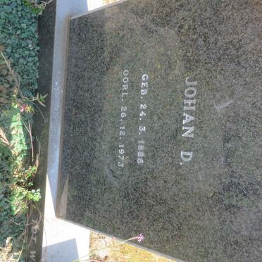 ANDERSON Johan D. 1886-1973 &amp; Martha J.L. JOUBERT 1889-1972