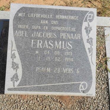 ERASMUS Abel Jacobus Pienaar 1913-1994