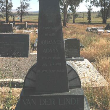 LINDE Johannes Alwyn, van der 1915-1969