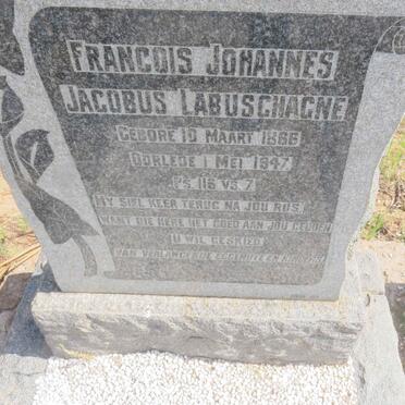 LABUSCHAGNE Francois Johannes Jacobus 1866-1947