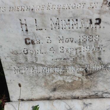 MINNAAR H.L. 1888-1935