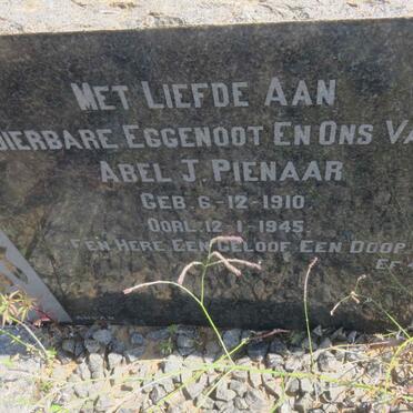 PIENAAR Abel J. 1910-1945