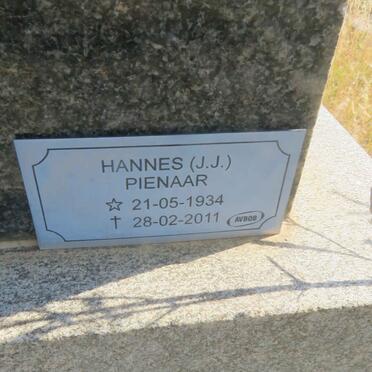 PIENAAR Zacharias Andrias 1906-1966 :: PIENAAR J.J. 1934-2011 _2