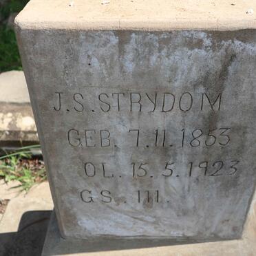STRYDOM J.S. 1853-1923