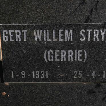 STRYDOM Gert Willem 1931-1999