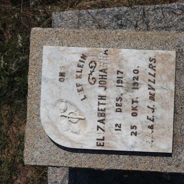 VLLRS Elizabeth Johanna, de 1917-1920