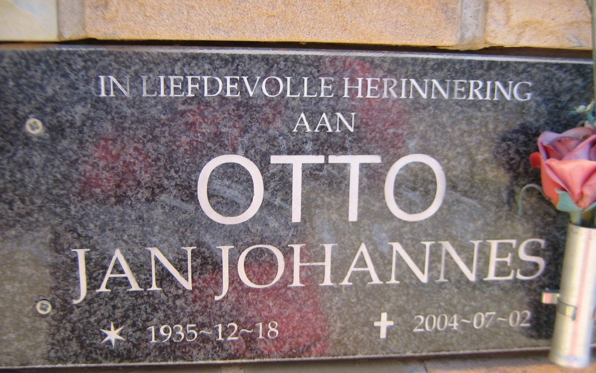 OTTO Jan Johannes 1935-2004