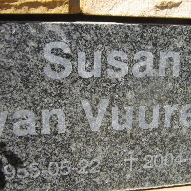 VUUREN Susan, van 1955-2004