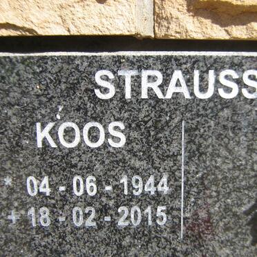 STRAUSS Koos 1944-2015