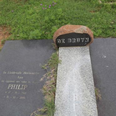 BRUYN Phillip, de 1943-2000