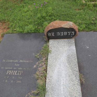 BRUYN Phillip, de 1943-2000