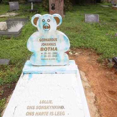 BOTHA Gerhardus Johannes 1991-2006